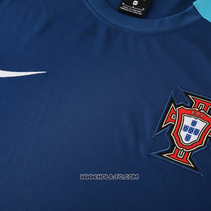 Chandal del Portugal 2024-2025 Manga Corta Azul - Pantalon Corto